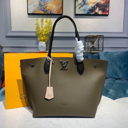 Louis Vuitton Lockme Cabas Go M55028 Dark Green