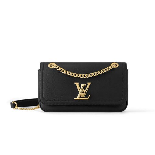 Louis Vuitton LockMe Chain Bag East West M22303 M22304 Black