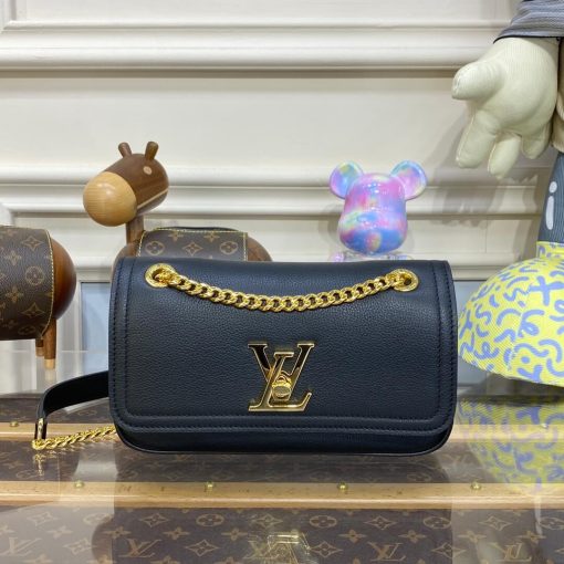 Louis Vuitton LockMe Chain Bag East West M22303 M22304 Black - Image 2