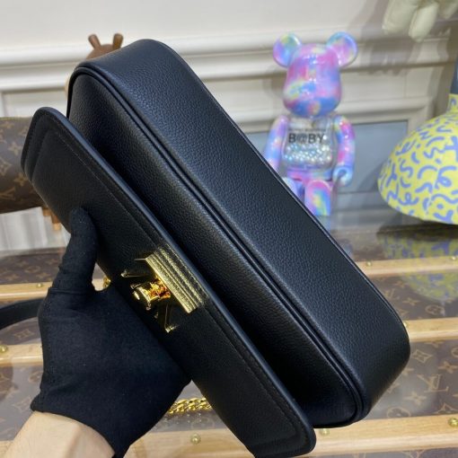 Louis Vuitton LockMe Chain Bag East West M22303 M22304 Black - Image 5