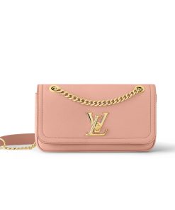 Louis Vuitton LockMe Chain Bag East West M22303 M22304 Pink