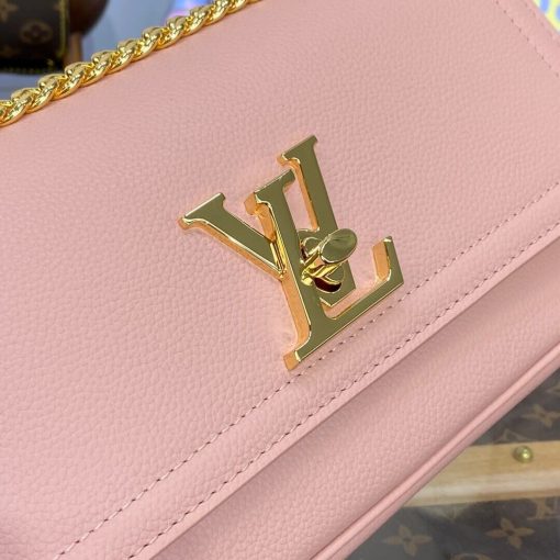 Louis Vuitton LockMe Chain Bag East West M22303 M22304 Black - Image 16