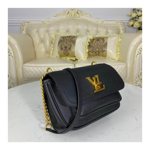Louis Vuitton Lockme Chain PM M57073 Black - Image 5