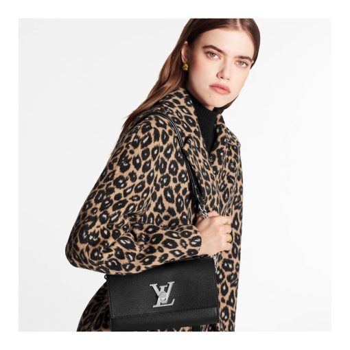 Louis Vuitton Lockme Clutch M56087 M56088 M56136 Black - Image 2