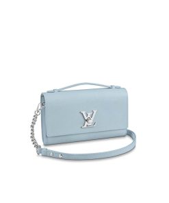 Louis Vuitton Lockme Clutch M56087 M56088 M56136 Light Blue