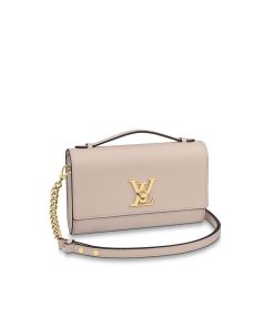 Louis Vuitton Lockme Clutch M56087 M56088 M56136 Nude Pink