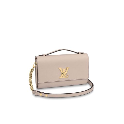 Louis Vuitton Lockme Clutch M56087 M56088 M56136 Nude Pink
