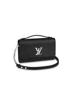 Louis Vuitton Lockme Clutch M56087 M56088 M56136 Black