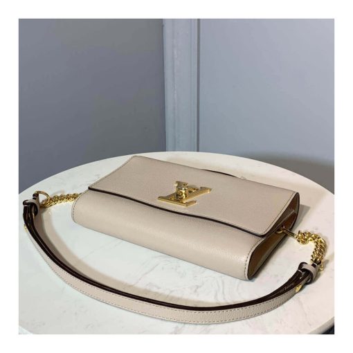 Louis Vuitton Lockme Clutch M56087 M56088 M56136 Nude Pink - Image 10