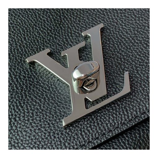 Louis Vuitton Lockme Clutch M56087 M56088 M56136 Black - Image 6