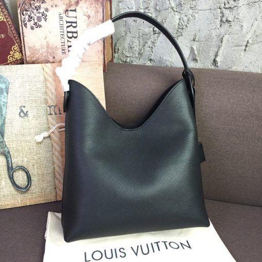 Louis Vuitton Lockme Hobo M52776 M44330 Black - Image 5