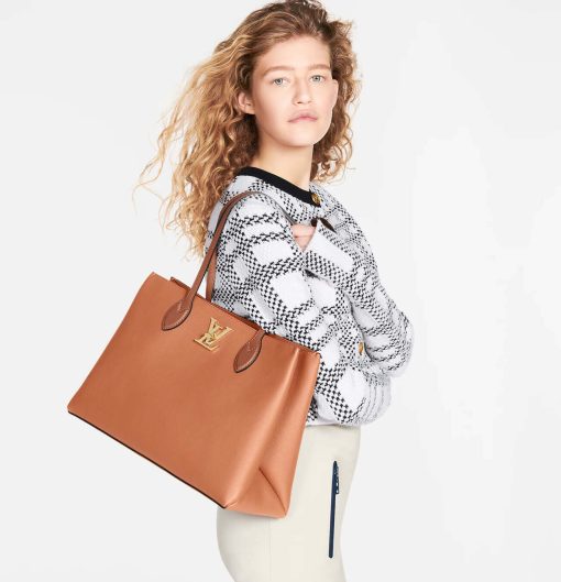 Louis Vuitton Lockme Shopper Bag M58927 Chataigne Brown - Image 2