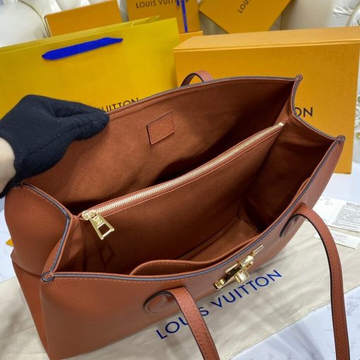 Louis Vuitton Lockme Shopper Bag M58927 Chataigne Brown - Image 14