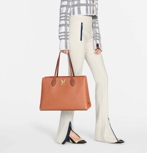 Louis Vuitton Lockme Shopper Bag M58927 Chataigne Brown - Image 3