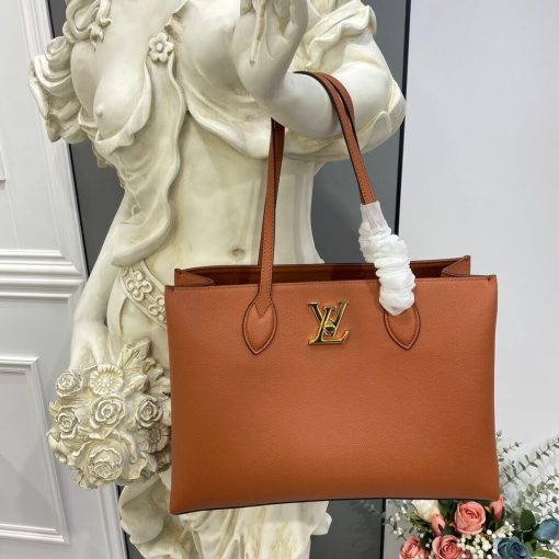 Louis Vuitton Lockme Shopper Bag M58927 Chataigne Brown - Image 4