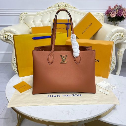 Louis Vuitton Lockme Shopper Bag M58927 Chataigne Brown - Image 5