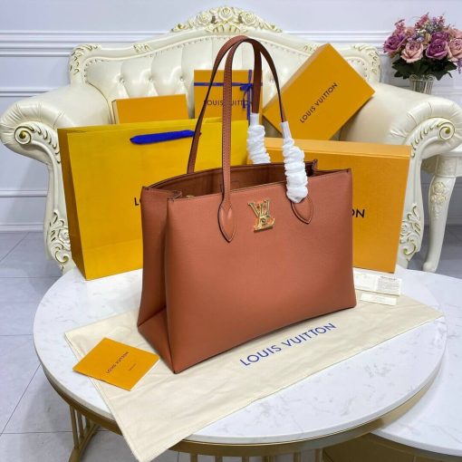 Louis Vuitton Lockme Shopper Bag M58927 Chataigne Brown - Image 6