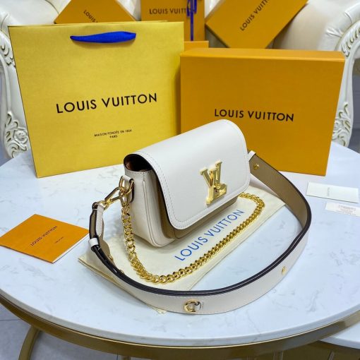 Louis Vuitton Lockme Tender M59733 Quartz White - Image 6