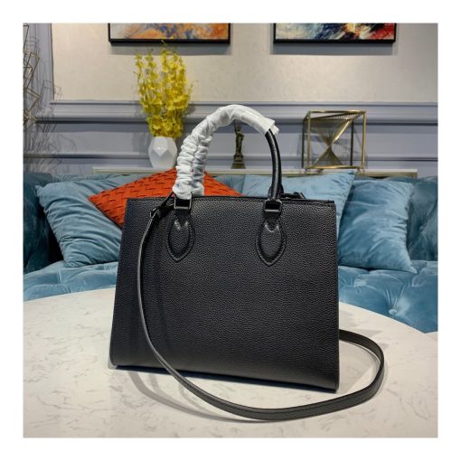 Louis Vuitton Lockme Tote PM Bag M55845 M55817 M55818 Black - Image 4