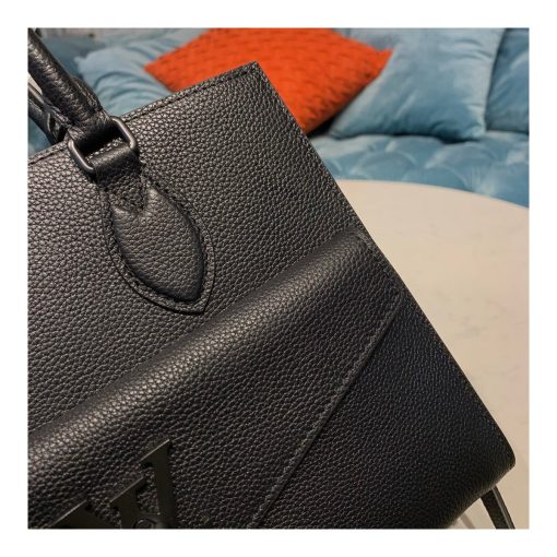Louis Vuitton Lockme Tote PM Bag M55845 M55817 M55818 Black - Image 5