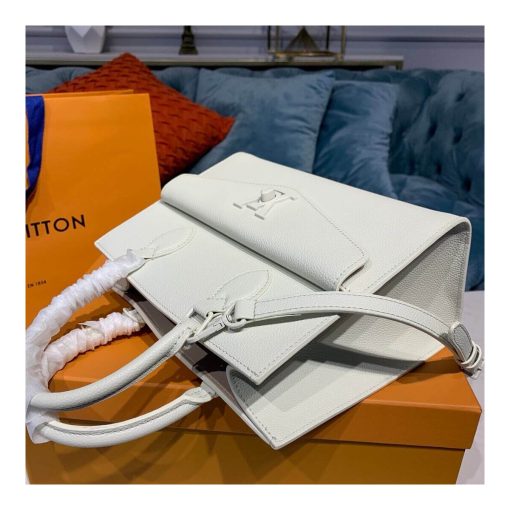 Louis Vuitton Lockme Tote PM Bag M55845 M55817 M55818 White - Image 6