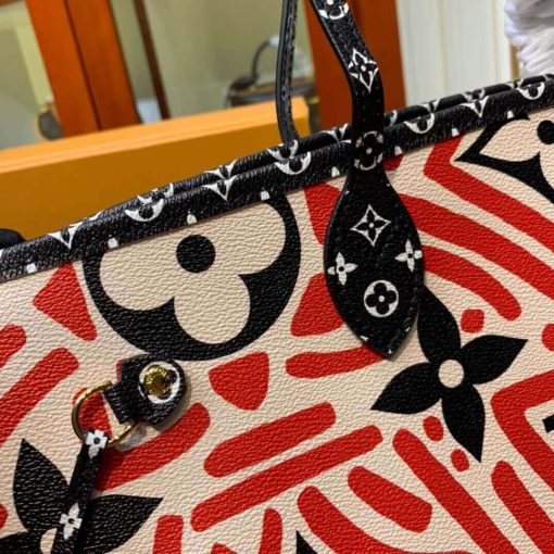 Louis Vuitton LV Crafty Neverfull MM M56583 M56584 Red - Image 3