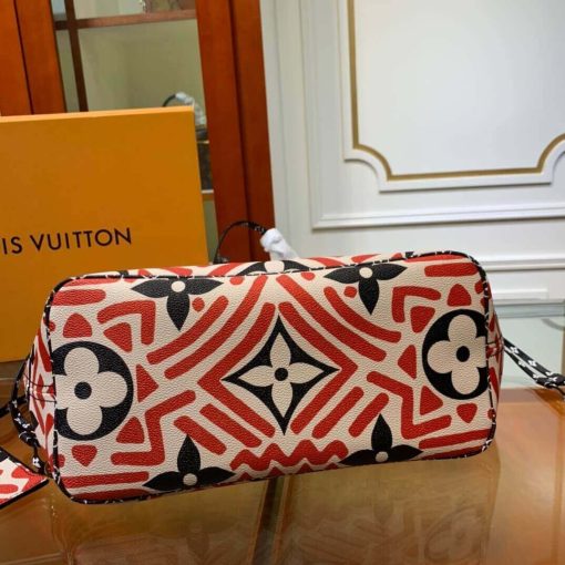 Louis Vuitton LV Crafty Neverfull MM M56583 M56584 Red - Image 7