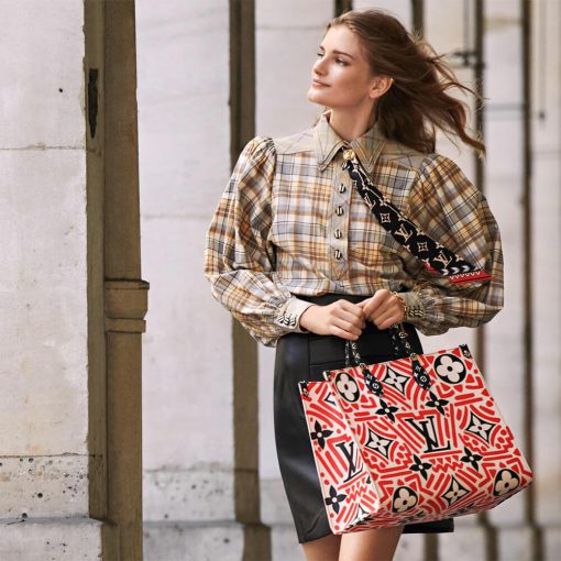 Louis Vuitton LV Crafty Onthego GM M45358 M45359 Red - Image 2