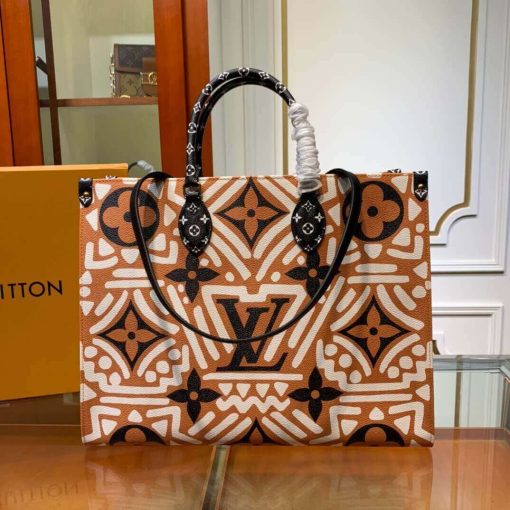 Louis Vuitton LV Crafty Onthego GM M45358 M45359 Caramel - Image 3