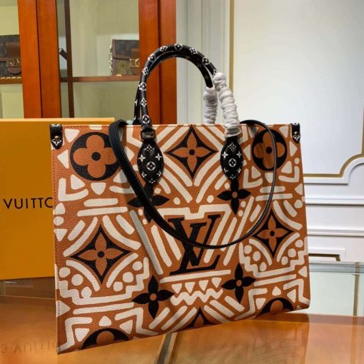 Louis Vuitton LV Crafty Onthego GM M45358 M45359 Caramel - Image 4