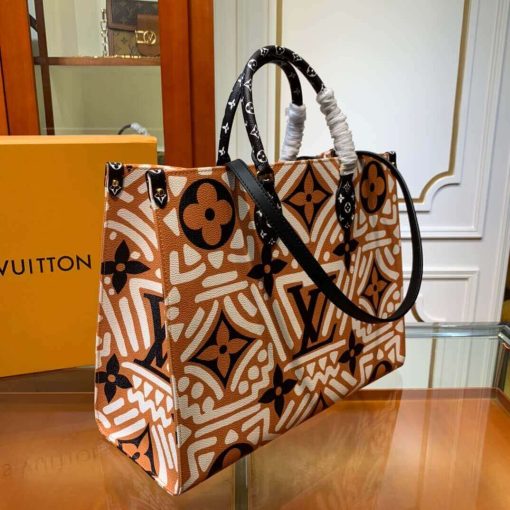 Louis Vuitton LV Crafty Onthego GM M45358 M45359 Caramel - Image 6