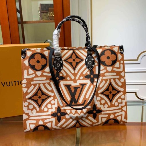 Louis Vuitton LV Crafty Onthego GM M45358 M45359 Caramel - Image 8