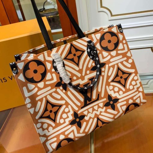 Louis Vuitton LV Crafty Onthego GM M45358 M45359 Caramel - Image 9