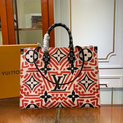 Louis Vuitton LV Crafty Onthego GM M45358 M45359 Red - Image 3