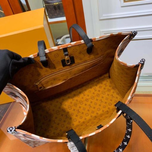 Louis Vuitton LV Crafty Onthego GM M45358 M45359 Caramel - Image 10