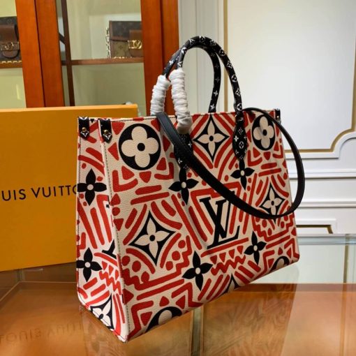 Louis Vuitton LV Crafty Onthego GM M45358 M45359 Red - Image 4