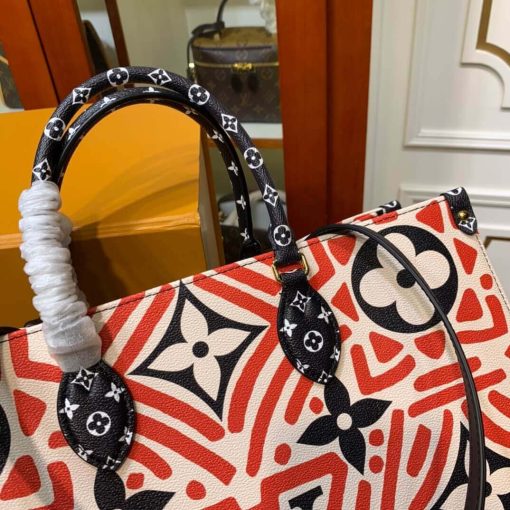 Louis Vuitton LV Crafty Onthego GM M45358 M45359 Red - Image 5