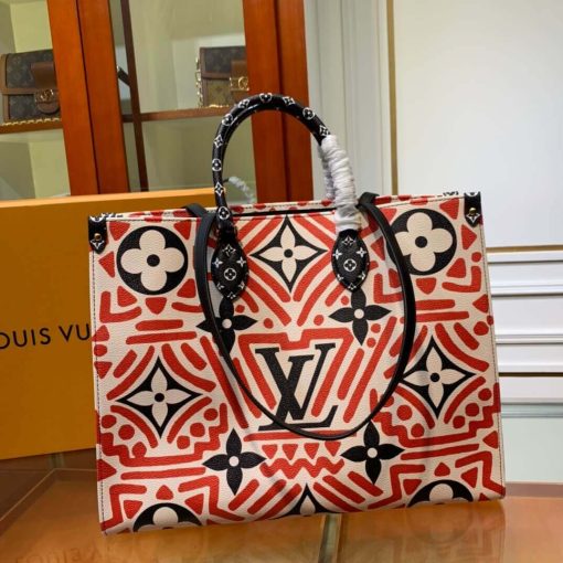 Louis Vuitton LV Crafty Onthego GM M45358 M45359 Red - Image 8