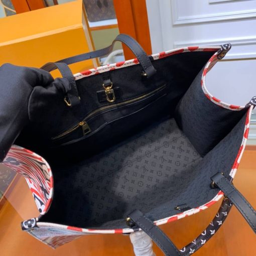 Louis Vuitton LV Crafty Onthego GM M45358 M45359 Red - Image 10