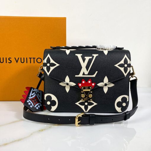 Louis Vuitton LV Crafty Pochette Metis M45384 M45385 Black - Image 2