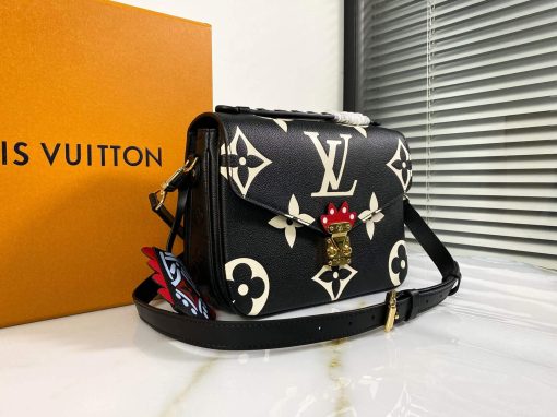 Louis Vuitton LV Crafty Pochette Metis M45384 M45385 Black - Image 12