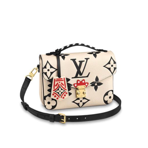Louis Vuitton LV Crafty Pochette Metis M45384 M45385 Black - Image 16
