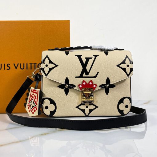 Louis Vuitton LV Crafty Pochette Metis M45384 M45385 Black - Image 18