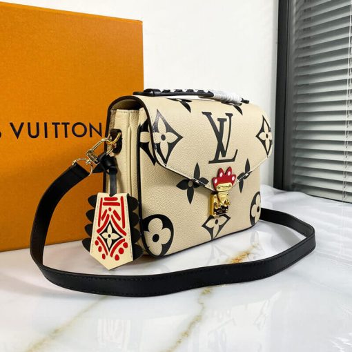 Louis Vuitton LV Crafty Pochette Metis M45384 M45385 Black - Image 20