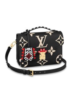 Louis Vuitton LV Crafty Pochette Metis M45384 M45385 Black