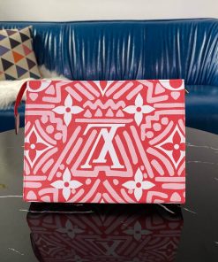 Louis Vuitton LV Crafty Pochette Toilette M45477 Red