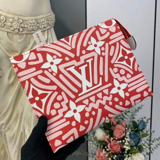 Louis Vuitton LV Crafty Toiletry Pouch 26 M45476 Red - Image 2