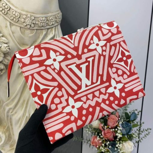 Louis Vuitton LV Crafty Toiletry Pouch 26 M45476 Red - Image 4