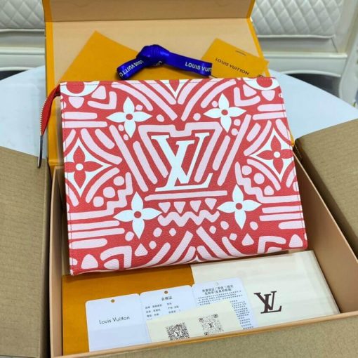 Louis Vuitton LV Crafty Toiletry Pouch 26 M45476 Red - Image 6