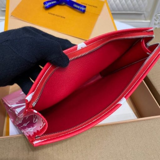 Louis Vuitton LV Escale Toiletry Pouch 26 M69138 Red - Image 11